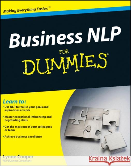 Business NLP For Dummies Lynne Cooper 9780470697573 John Wiley & Sons Inc - książka