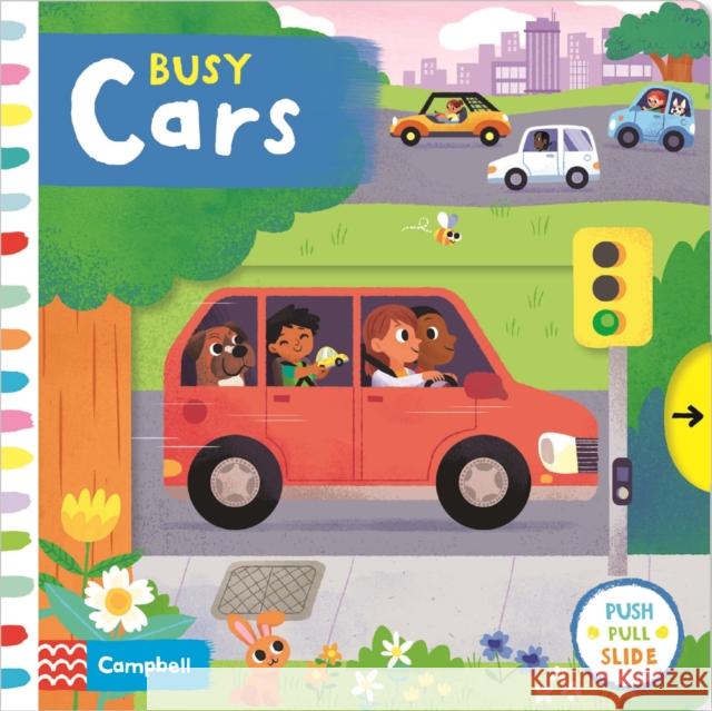 Busy Cars: A Push, Pull, Slide Book Campbell Books 9781529052411 Pan Macmillan - książka