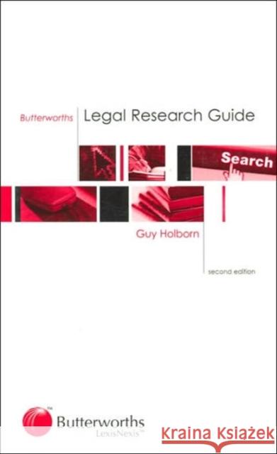 Butterworths Legal Research Guide Guy Holburn Guy Holborn Steyn 9780406930231 Oxford University Press, USA - książka