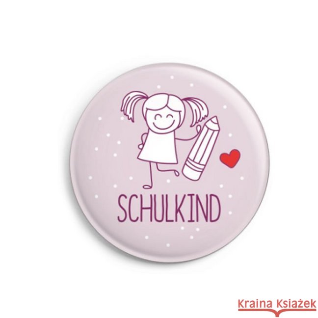 Button Schulkind (Mädchen)  4260615910033 dabelino - książka