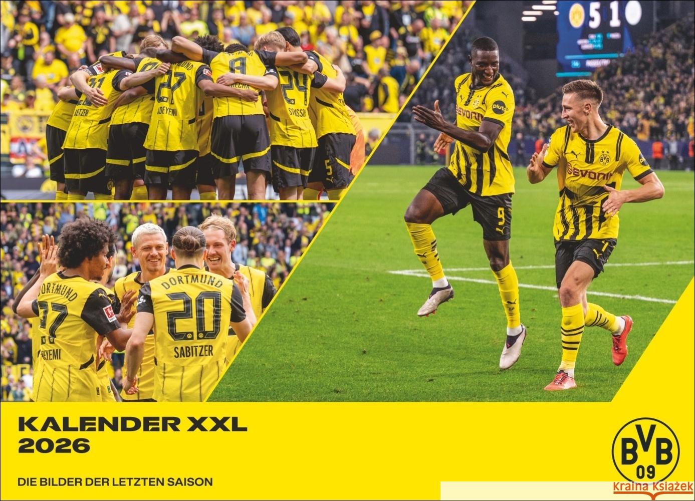 BVB Edition Kalender 2026  9783756411573 Heye - książka