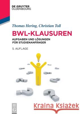 BWL-Klausuren Thomas Christian Hering Toll, Christian Toll 9783110761511 Walter de Gruyter - książka