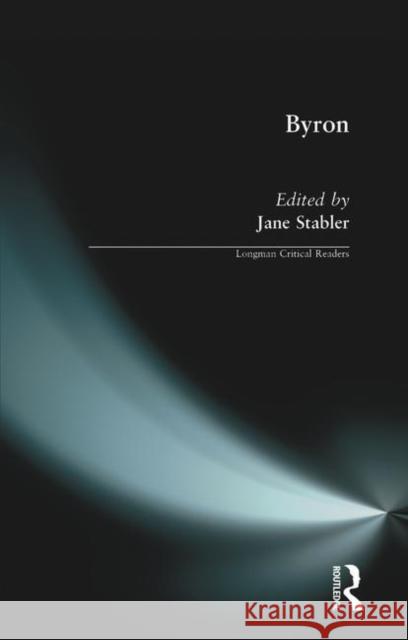 Byron  9780582303935 Longman Critical Readers - książka