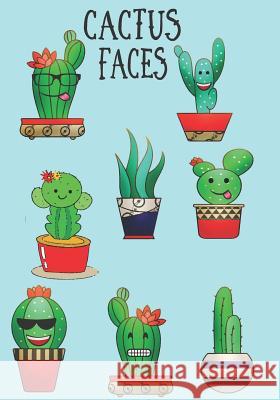 Cactus Faces: Fun Coloring Book For Kids. Samantha Green Jones 9781097750221 Independently Published - książka