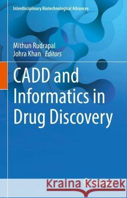 CADD and Informatics in Drug Discovery  9789819913152 Springer Nature Singapore - książka