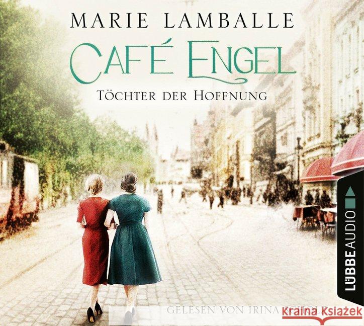 Café Engel - Töchter der Hoffnung, 6 Audio-CDs : Roman. Lesung. CD Standard Audio Format. Gekürzte Ausgabe Lamballe, Marie 9783785780138 Bastei Lübbe - książka