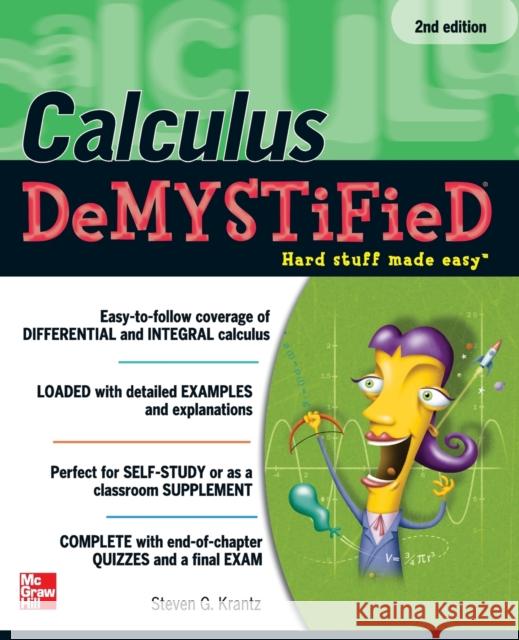 Calculus Demystified, Second Edition Krantz, Steven 9780071743631  - książka