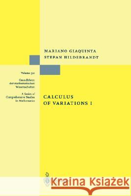 Calculus of Variations I Mariano Giaquinta, Stefan Hildebrandt 9783540506256 Springer-Verlag Berlin and Heidelberg GmbH &  - książka