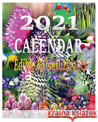 Calendar 2021: Edible & useful Plants Elena Pankey Elena Bulat 9781950311859 Elena Pankey - książka