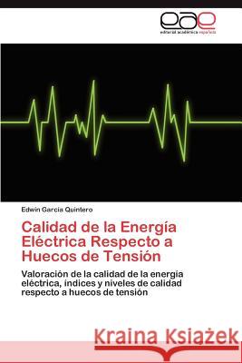 Calidad de La Energia Electrica Respecto a Huecos de Tension Edwin Gar 9783848477616 Editorial Acad Mica Espa Ola - książka