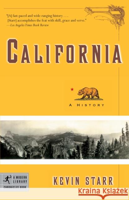California (a History) Kevin Starr 9780812977530 Modern Library - książka
