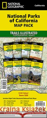 California National Parks [Map Pack Bundle] National Geographic Maps - Trails Illust 9781566959889 National Geographic Maps - książka