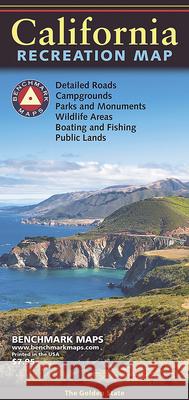 CALIFORNIA RECREATION MAP Benchmark Maps 9780783499291 Benchmark Maps - książka