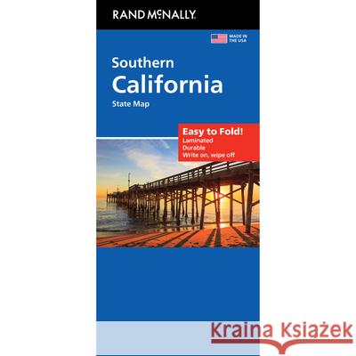 California South Easy to Fold State Map: Case Rand McNally 9780528027857 Rand McNally - książka