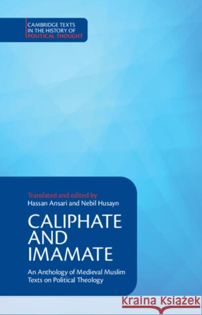 Caliphate and Imamate  9781316510339 Cambridge University Press - książka