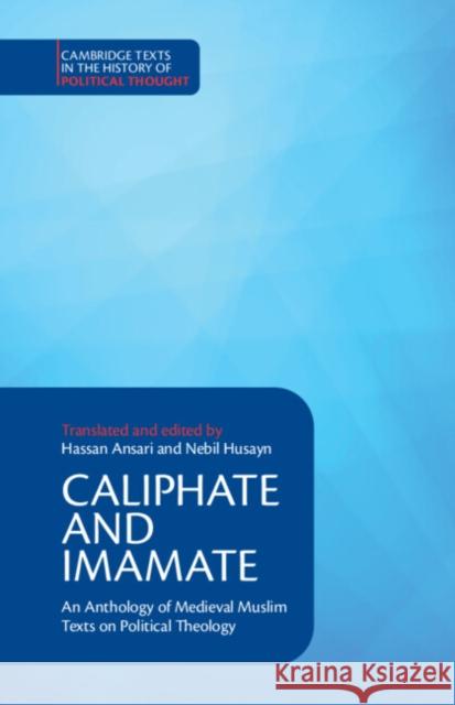 Caliphate and Imamate  9781316649732 Cambridge University Press - książka