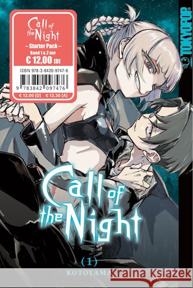 Call of the Night Starter Pack Kotoyama 9783842097476 Tokyopop - książka