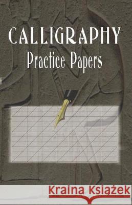 Calligraphy Practice Paper: 100 sheet pad, calligraphy style writing paper and workbook. Tomger Group 9781099162473 Independently Published - książka