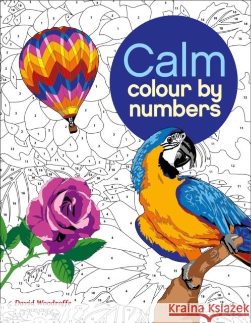 Calm Colour by Numbers David Woodroffe 9781785992247 Arcturus Publishing Ltd - książka