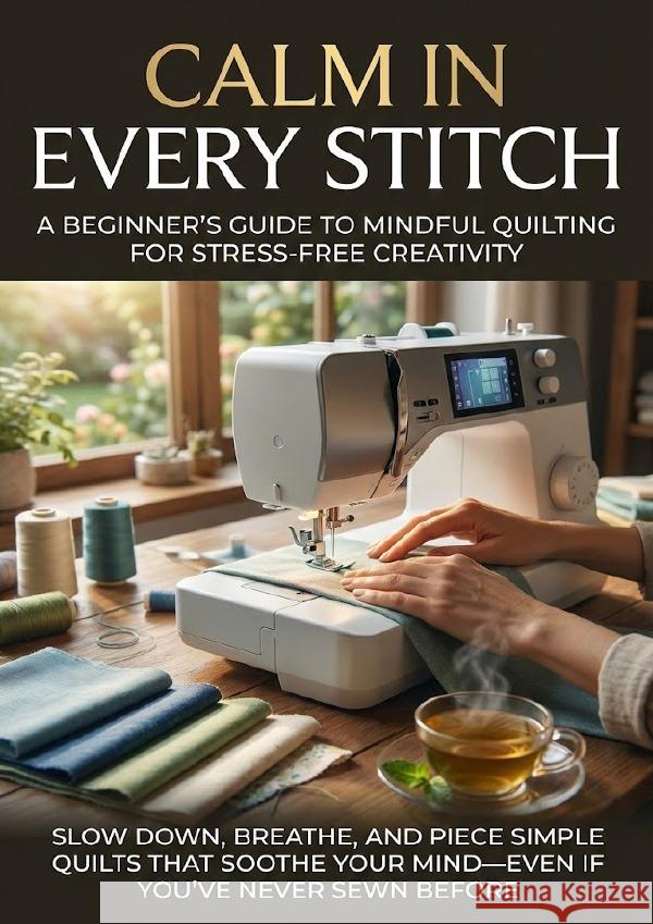 Calm in Every Stitch: A Beginner's Guide to Mindful Quilting for Stress-Free Creativity Prescott, Caleb 9783565138234 epubli - książka