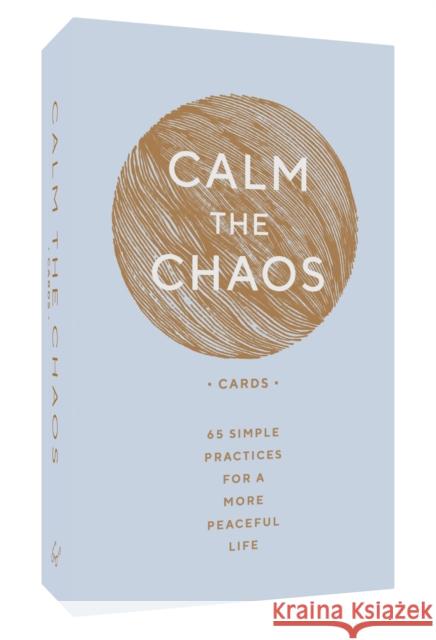 Calm the Chaos Cards: 65 Simple Practices for a More Peaceful Life Nicola Ries Taggart 9781797203775 Chronicle Books - książka