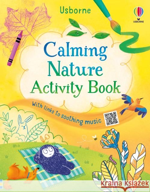 Calming Nature Activity Book Lizzie Cope 9781803706375 Usborne Publishing Ltd - książka