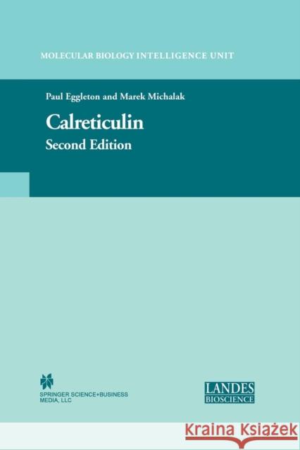 Calreticulin Paul Eggleton Marek Michalak 9781461348627 Springer - książka