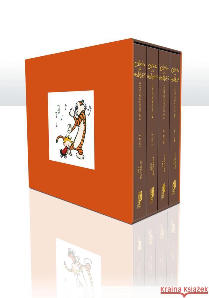 Calvin und Hobbes: Calvin und Hobbes Gesamtausgabe - Paperback, 4 Teile Watterson, Bill 9783551789075 Carlsen Comics - książka