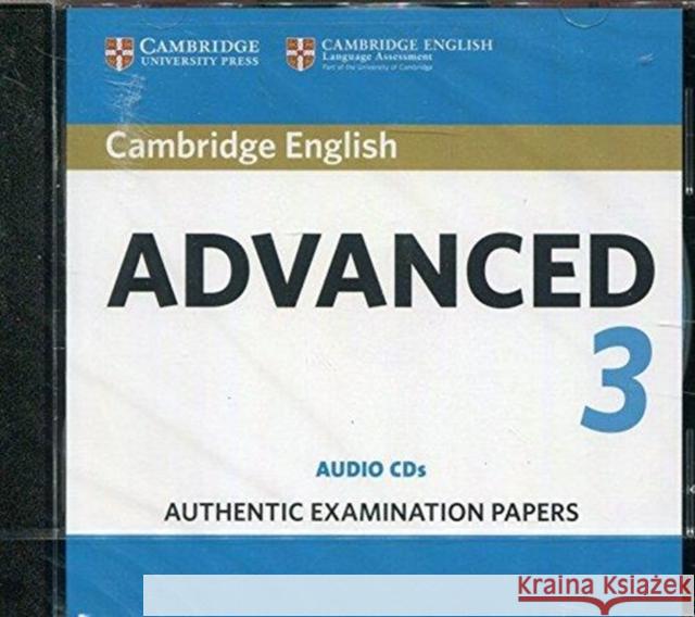 Cambridge English Advanced 3 Audio CDs  9781108431231 Cambridge University Press - książka