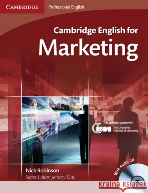 Cambridge English for Marketing Student's Book with Audio CD [With CD (Audio)] Robinson, Nick 9780521124607  - książka