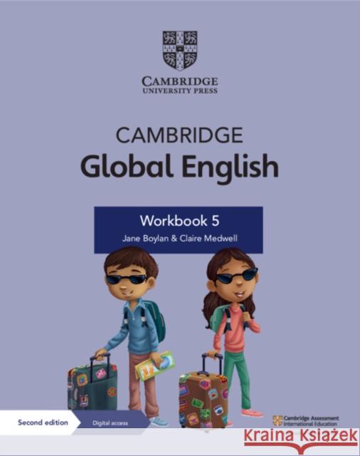 Cambridge Global English Workbook 5 with Digital Access (1 Year): for Cambridge Primary English as a Second Language Claire Medwell 9781108810890 Cambridge University Press - książka