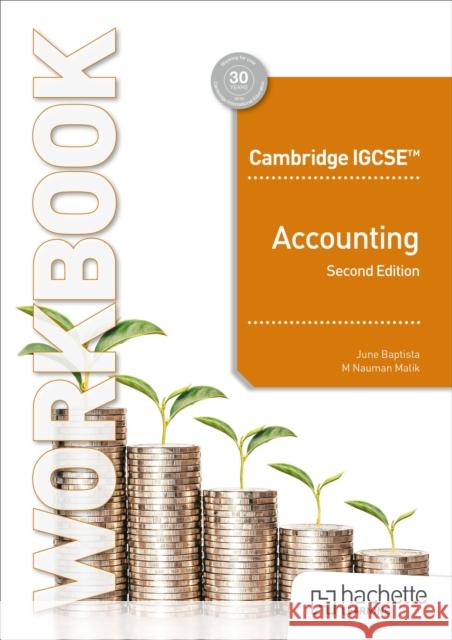 Cambridge IGCSE and O Level Accounting Workbook Second Edition Muhammad Nauman Malik 9781036010638 Hodder Education - książka