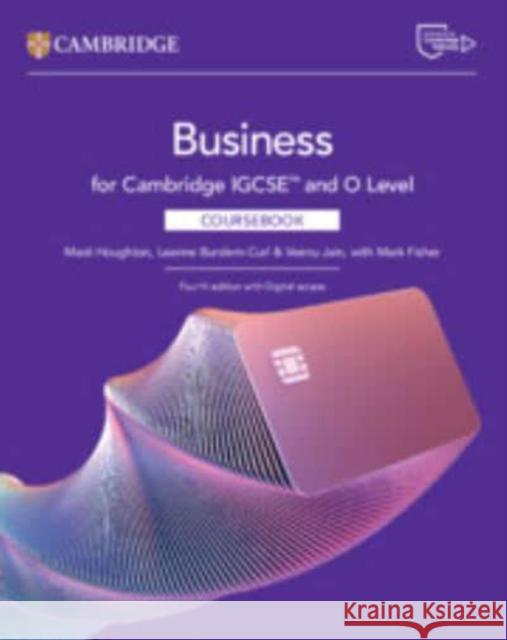 Cambridge IGCSE™ and O Level Business Coursebook with Digital Access (2 Years) Mark Fisher 9781009813501 Cambridge University Press - książka