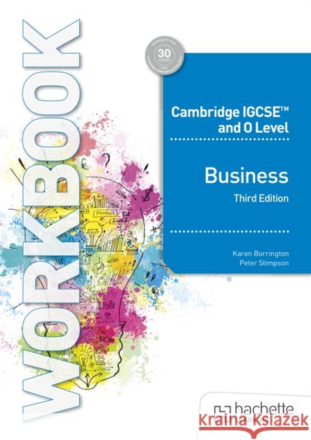 Cambridge IGCSE and O Level Business Workbook Third Edition Peter Stimpson 9781036010720 Hodder Education - książka