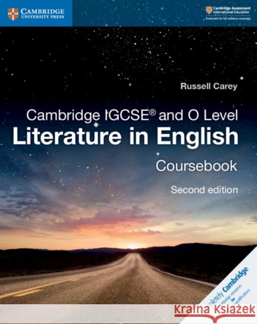 Cambridge IGCSE and O Level Literature in English Coursebook Russell Carey 9781108439916 Cambridge University Press - książka