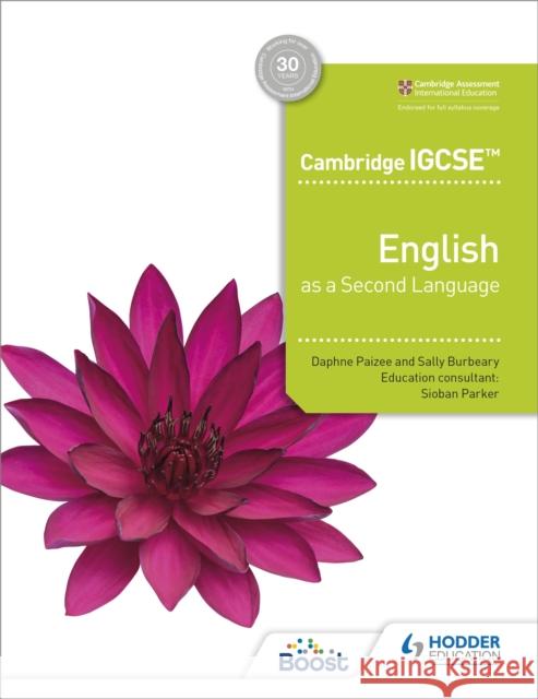 Cambridge IGCSE English as a Second Language Sally Burbeary 9781398352698 Hodder Education - książka