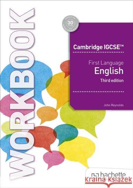 Cambridge IGCSE First Language English Workbook Third Edition John Reynolds 9781036010782 Hodder Education - książka