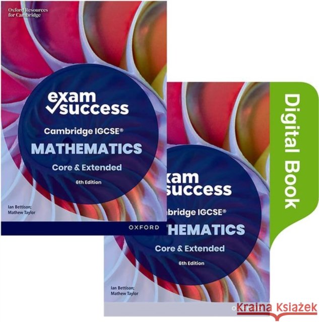 Cambridge IGCSE Mathematics: Exam Success Revision Guide Second Edition (Print & Digital Book) Taylor, Mathew 9781382056502 Oxford University Press - książka