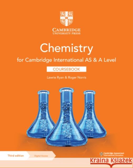 Cambridge International AS & A Level Chemistry Coursebook with Digital Access (2 Years) Roger Norris 9781108863193 Cambridge University Press - książka