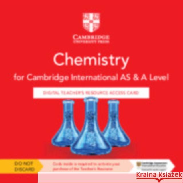 Cambridge International AS & A Level Chemistry Digital Teacher's Resource Access Card Mike Wooster 9781108796590 Cambridge University Press - książka