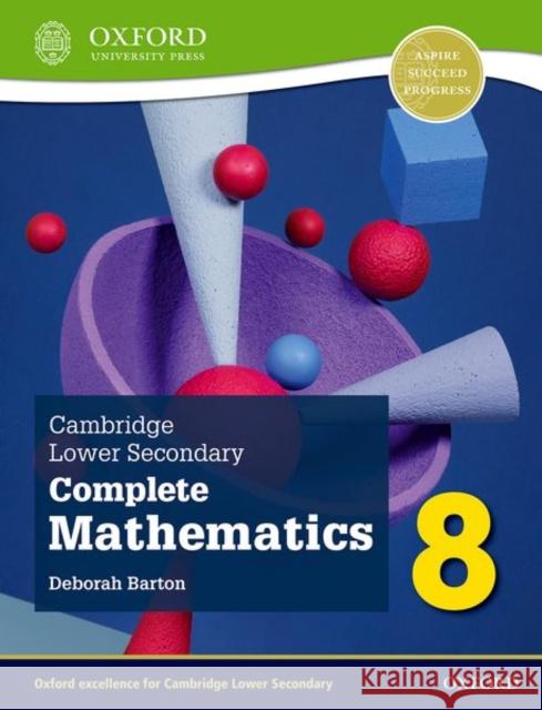 Cambridge Lower Secondary Complete Mathematics 8 Student Book 2nd Edition Set Barton 9781382018753 Oxford University Press - książka