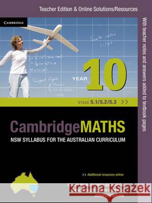 Cambridge Mathematics NSW Syllabus for the Australian Curriculum Year 10 5.1, 5.2 and 5.3 Teacher Edition Jenny Goodman   9781107699458 Cambridge University Press - książka