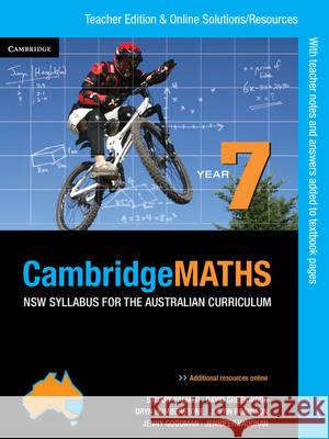 Cambridge Mathematics NSW Syllabus for the Australian Curriculum Year 7 Teacher Edition Jenny Goodman 9781107630253 Cambridge University Press (ML) - książka