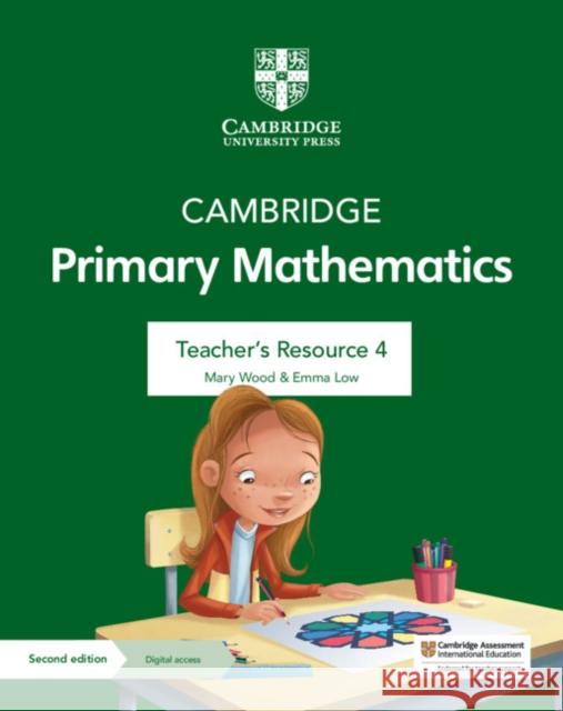 Cambridge Primary Mathematics Teacher's Resource 4 with Digital Access Mary Wood Emma Low  9781108770675 Cambridge University Press - książka