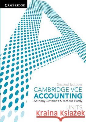 Cambridge VCE Accounting Units 1 and 2 Anthony Simmons 9781107640290 Cambridge University Press - książka