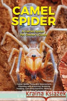 Camel Spider: A Camel Spider Pet Owner's Guide Lolly Brown 9781949555882 Nrb Publishing - książka