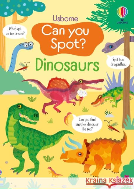 Can you Spot? Dinosaurs Kirsteen Robson 9781836041245 Usborne Publishing Ltd - książka