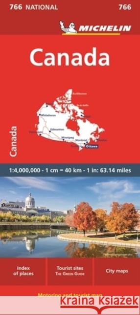Canada - Michelin National Map 766 Michelin 9782067259676 Michelin Editions des Voyages - książka