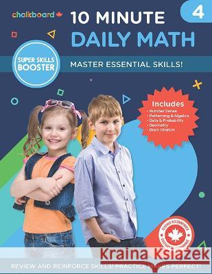 Canadian 10 Minute Daily Math Grade 4 Demetra Turnbull 9781771055598 Chalkboard Publishing - książka