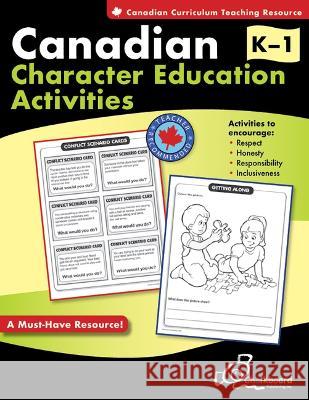 Canadian Character Education Activities Grades K-1 Demetra Turnbull 9781897514122 Chalkboard Publishing - książka